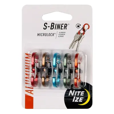 Karabinka na klíče Nite Ize S-Biner MicroLock Aluminum - Pack - assorted