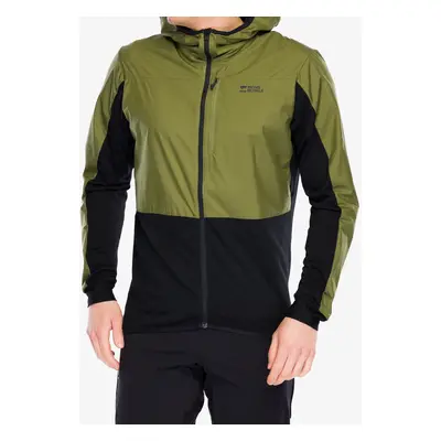 Bunda na kolo Mons Royale Diversion Merino Wind Jacket - fern/black