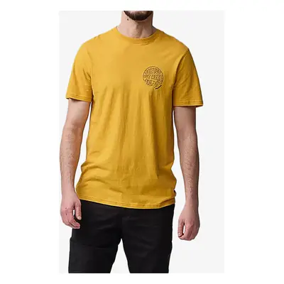 Bavlněné tričko Fjallraven Hemp Blend Out Here T-shirt - ochre