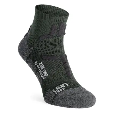 Trekové ponožky UYN Trekking 2in Low Cut Socks - military/grey melange