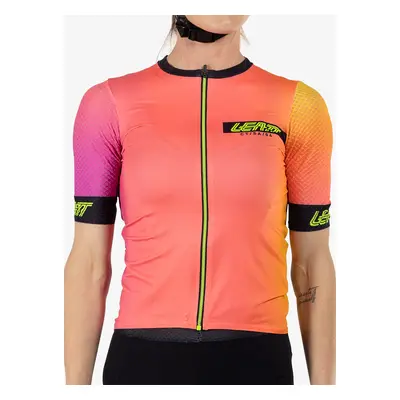 Dámské cyklistické triko Leatt Jersey MTB Endurance 6.0 - neon