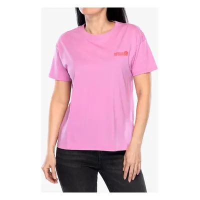 Dámské tričko s potiskem Rip Curl Cala Vadella Relaxed Tee - pink