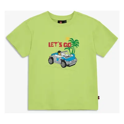 Dětské tričko LEGO Lwtaffy T-Shirt S/S - bright green