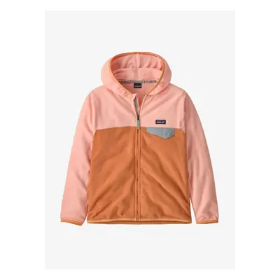 Dětská mikina Patagonia Micro D Snap-T Jacket - rock melon