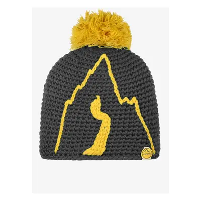 Zimní čepice La Sportiva Dorado Beanie - yellow/carbon