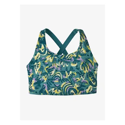 Sportovní podprsenka Patagonia Shadowlite High Impact Adjustable Bra - wild botanist/wetland blu