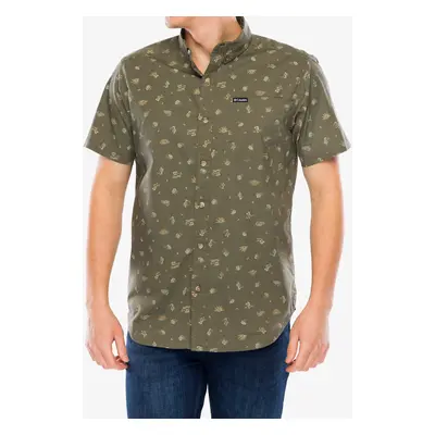 Turistická košile Columbia Rapid Rivers Printed Short Sleeve Shirt - stone green deserted