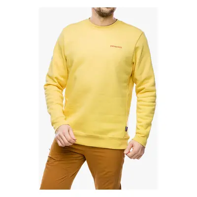 Mikina bez kapuce Patagonia Fitz Roy Icon Uprisal Crew Sweatshirt - milled yellow