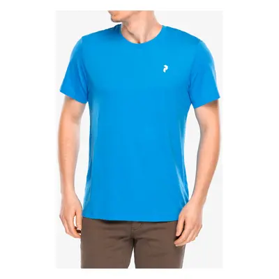 Tričko s potiskem Peak Performance Explore Graphic Tee - brilliant blue