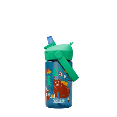 Dětská láhev na vodu CamelBak Thrive Flip Straw Kids 400ml - friendly forest