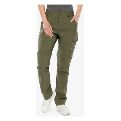 Turistické kalhoty dámské Columbia Silver Ridge Utility Convertible Pant - stone green