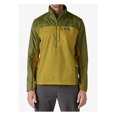 Bunda na běhání Patagonia Houdini Stash 1/2 Zip Pullover - bundle green/graze green