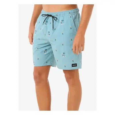 Kraťasy Rip Curl Hula Breach Volley - blue lagoon