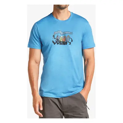 Merino triko Icebreaker Merino Tech Lite SS Tee Hike Together - arctic