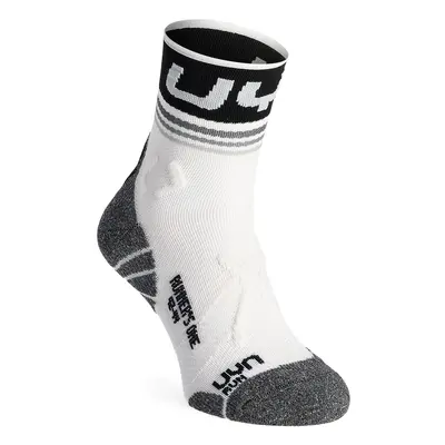 Běžecké ponožky UYN Runner&#039;s One Short Socks - white/black