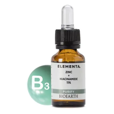 BIOEARTH Elementa sérum: Zinek a niacinamid 11% 15ml