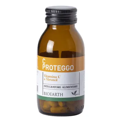 BIOEARTH C Proteggo: Vitamín C, šípek, fykocyanin 60 tablet / 60 g