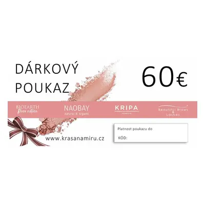 Elektronický poukaz na 60EUR