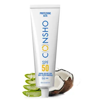 BIOEARTH CONSHO Opalovací krém SPF 50 100% minerální filtr 100ml