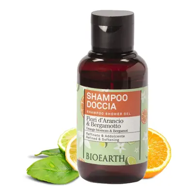 BIOEARTH Sprchový gel & šampon: pomerančový květ a bergamot 100ml