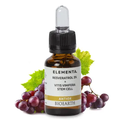 BIOEARTH Elementa sérum: Resveratrol + hroznové kmen. buňky 15ml