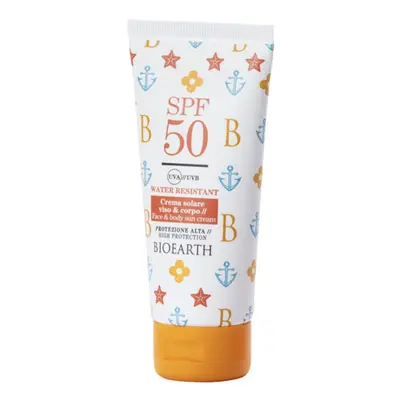 BIOEARTH Tvář a tělo voděodolný opalovací krém SPF 50 100ml