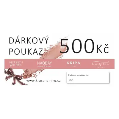 Tištěný poukaz na 500Kč