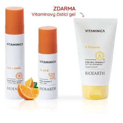 BIOEARTH Vitamínová kúra A, C, E: smíšená, unavená, vrásky 30ml 50ml 150ml