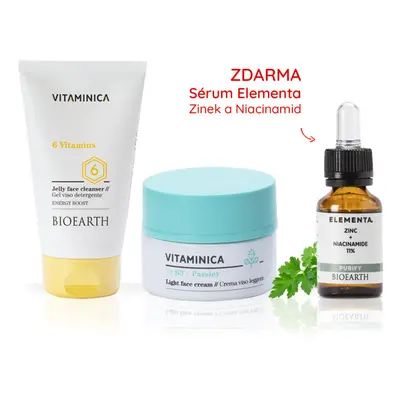 BIOEARTH Vitamínová kúra B3, Zinek: mastná, problem., akné 50ml 200ml 15ml