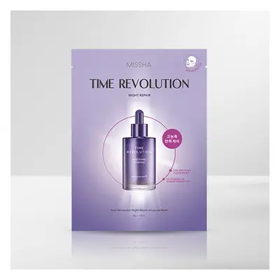 MISSHA Time Revolution Night Repair Ampoule Mask - pleťová anti-age jednorázová plátýnková maska