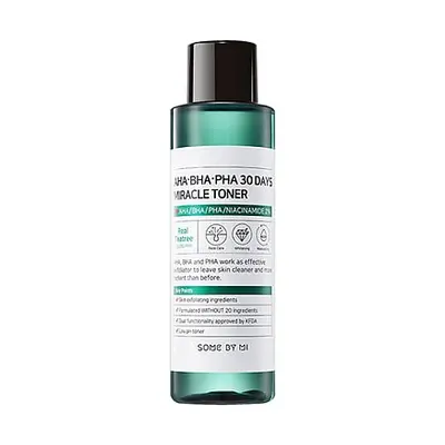 SOME BY MI AHA BHA PHA 30 Days Miracle Toner - pleťový toner s přírodními kyselinami pro citlivo