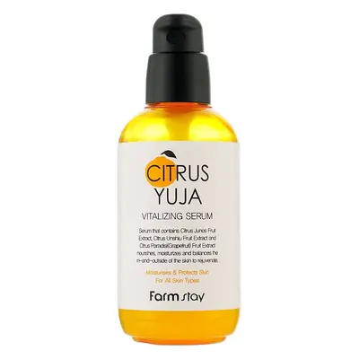 FARM STAY Citrus Yuja Vitalizing Serum - rozjasňující pleťové sérum s vitamínem C