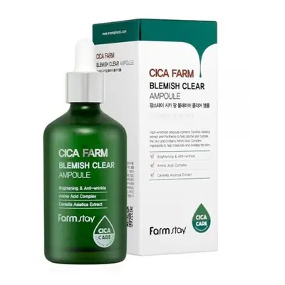 FARM STAY Cica Farm Blemish Clear Ampoule - koncentrované pleťové sérum s pupečníkem asijským