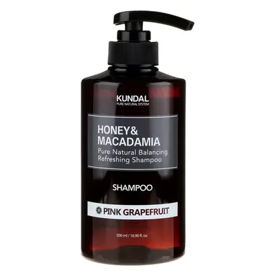 KUNDAL Honey & Macadamia Nature Shampoo (Pink Grapefruit) - přírodní vlasový šampón na suché a p