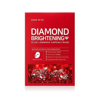 SOME BY MI Diamond Brightening Glow Luminous Ampoule Mask - rozjasňující jednorázová pleťová mas