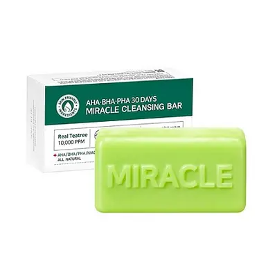 SOME BY MI AHA BHA PHA 30 Days Miracle Cleansing Bar - čistící pleťové mýdlo s přírodními kyseli