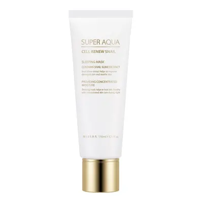 MISSHA Super Aqua Cell Renew Snail Sleeping Mask - pleťová noční maska se šnečím extraktem