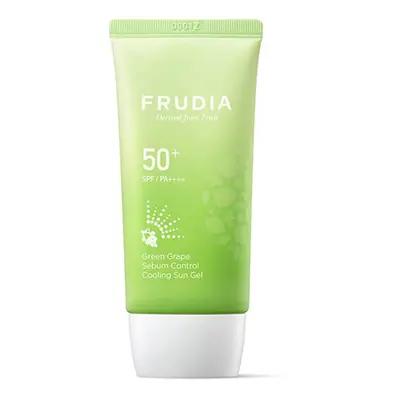 FRUDIA Green Grape Sebum Control Cooling Sun Gel - hydratační oplaovací gel pro smíšenou a mastn