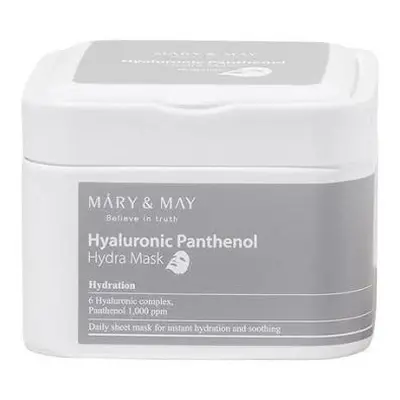 MARY&MAY Hyaluronic Panthenol Hydra Mask - hydratační jednorázové pleťové masky s panthenolem