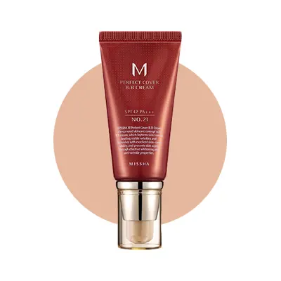 MISSHA M Perfect Cover BB Cream EX SPF42/PA+++ (No.21/Light Beige)-BB krém