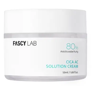 FASCY LAB Cica Ac Solution Cream - zklidňující hydratační pleťový krém s extraktem pupečníku asi