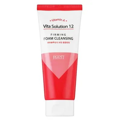 JIGOTT Vita Solution 12 Firming Foam Cleansing- zpevňující čistící pleťová pěna s kolagenem a ra