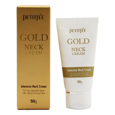 PETITFÉE Gold Neck Cream - anti-age krém na krk s 24K zlatem