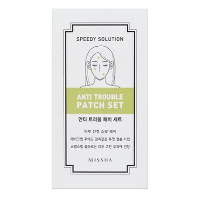 MISSHA Speedy Solution Anti Trouble Patch Set - náplasti na problematickou pleť 8ks