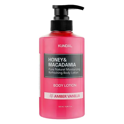 KUNDAL Honey & Macadamia Body Lotion (Amber Vanilla) - vyživující tělové mléko