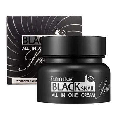 FARM STAY Black Snail All-In-One Cream - hydratační a regenerační pleťový krém se šnečím extrakt