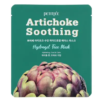 PETITFÉE Artichoke Soothing Hydrogel Face Mask - hydrogelová pleťová maska s artyčoky