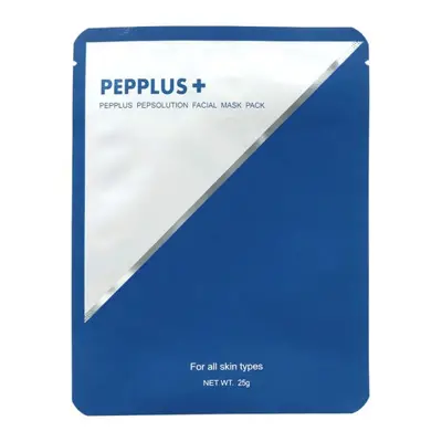 PEPPLUS Pepsolution Facial Mask - omlazující hydratační jednorázová pleťová maska s peptidy