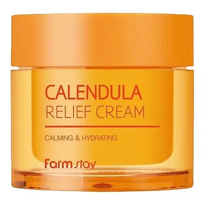 FARM STAY Calendula Relief Cream - omlazující pleťový krém s měsíčkem lékařským