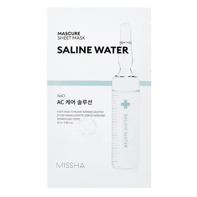 MISSHA Mascure AC Care Solution Sheet Mask - zklidňující jednorázová pleťová maska na citlivou p